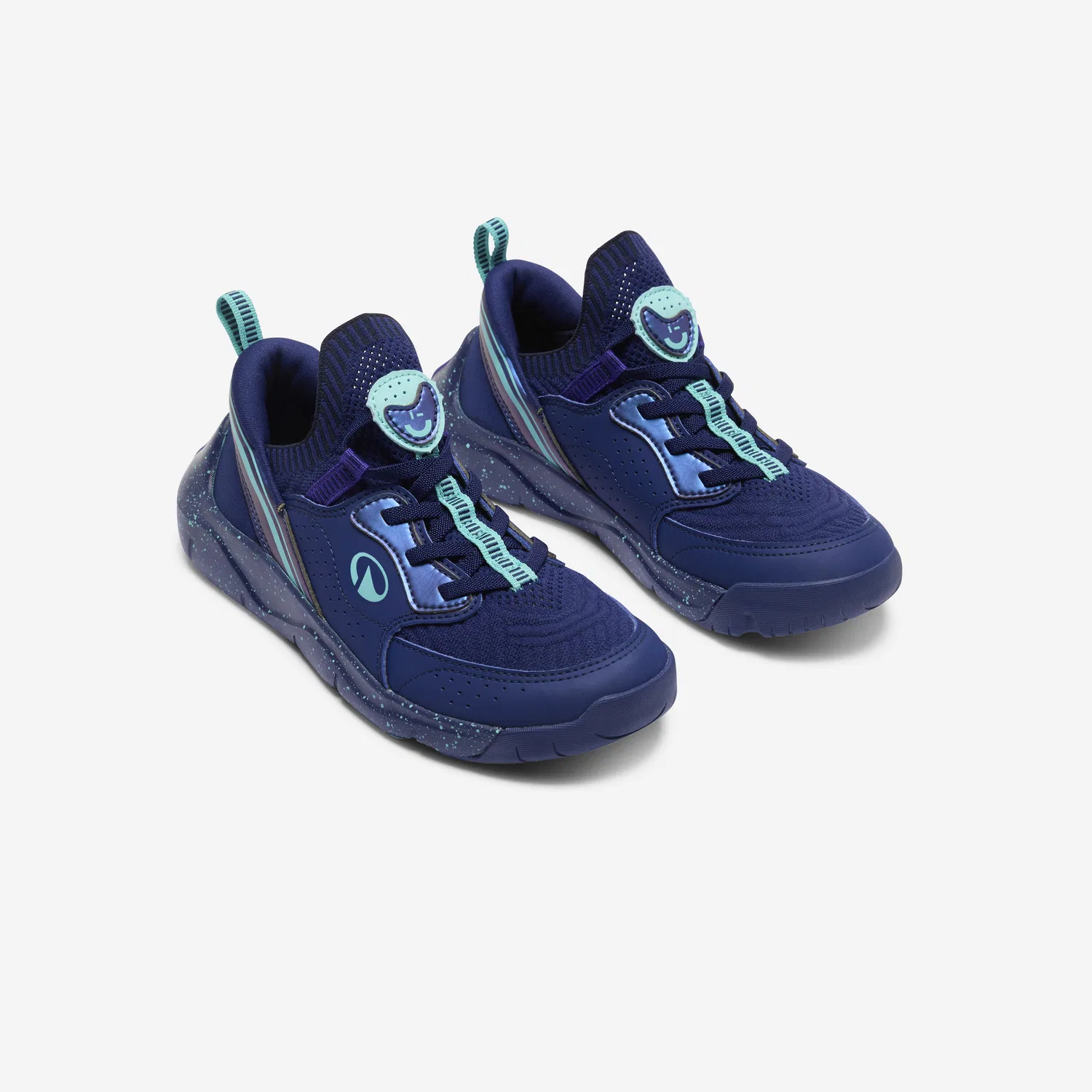 Детские спортивные кроссовки с простой шнуровкой Playful Easy Decathlon, Mitternachtsblau — фото 2