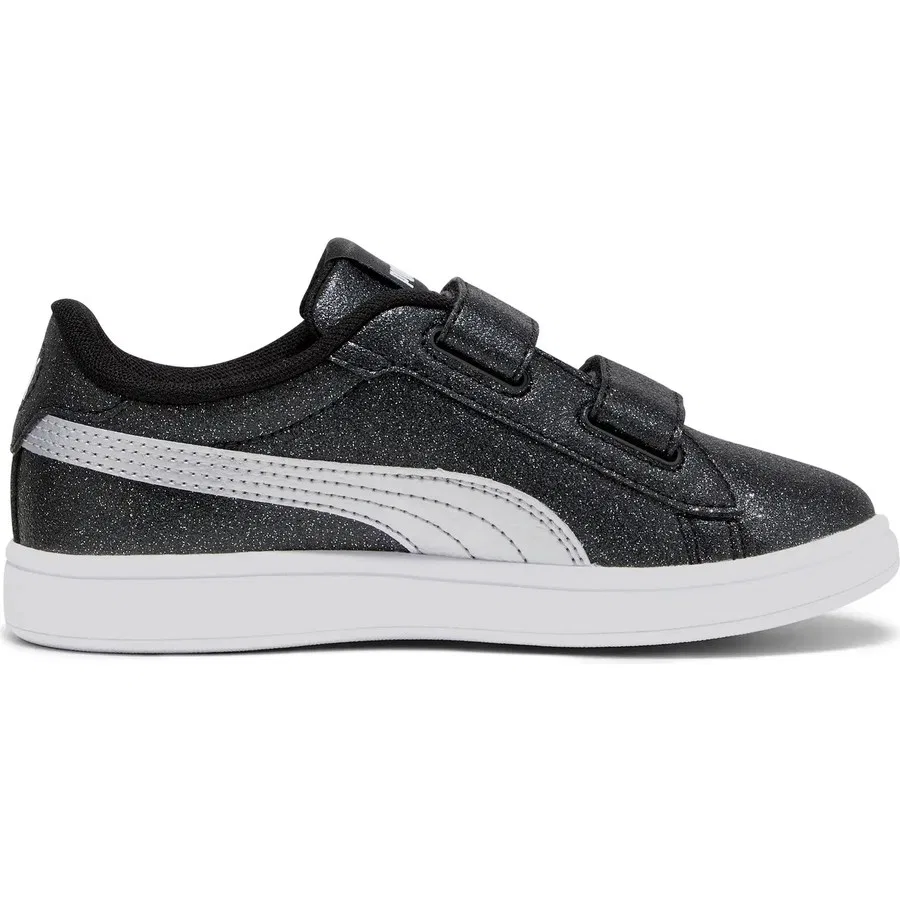 Детские кроссовки с блестками Smash 3.0 Glitz Glam Puma — фото 2