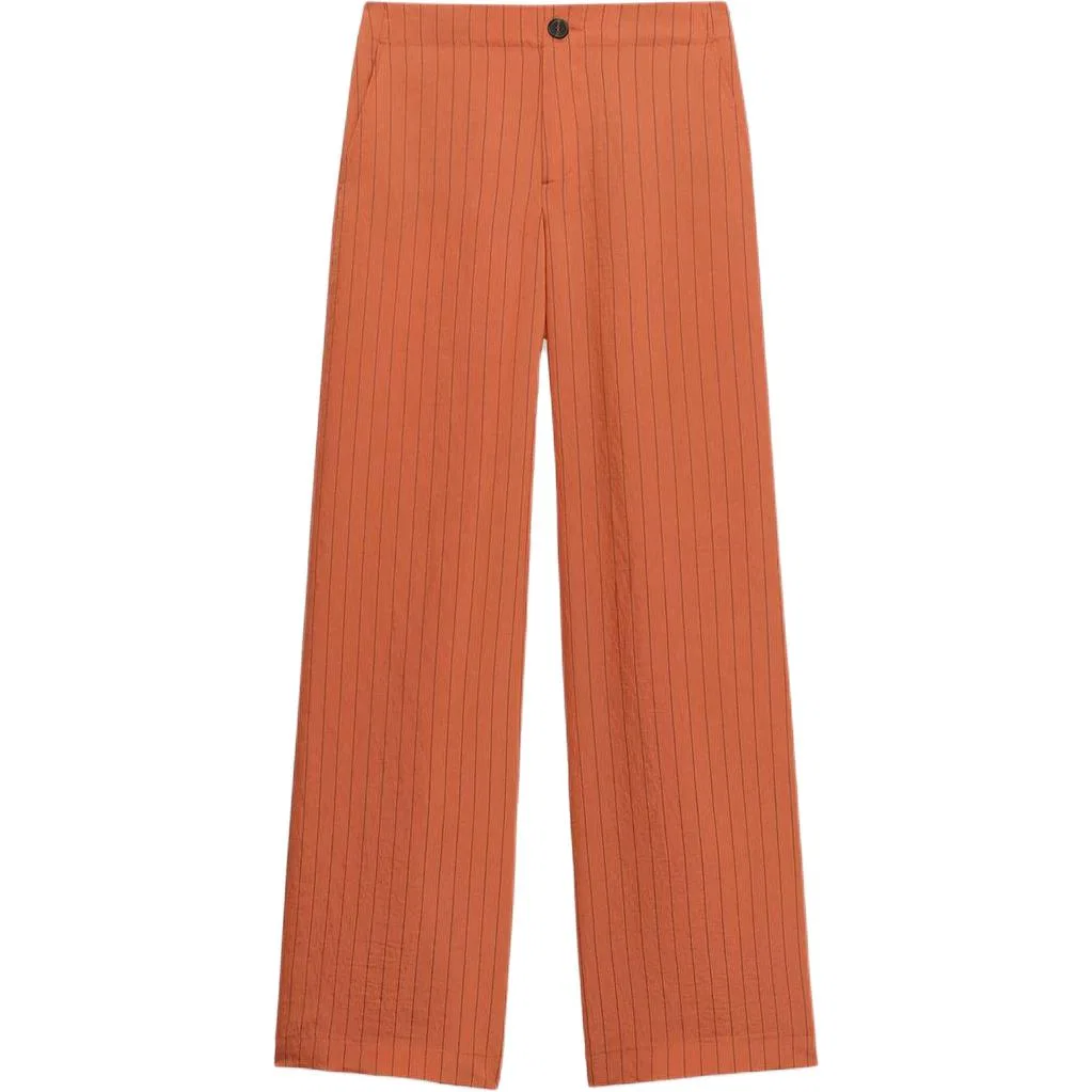 Женские повседневные брюки прямого кроя Ochre Red ZARA, Ochre Red