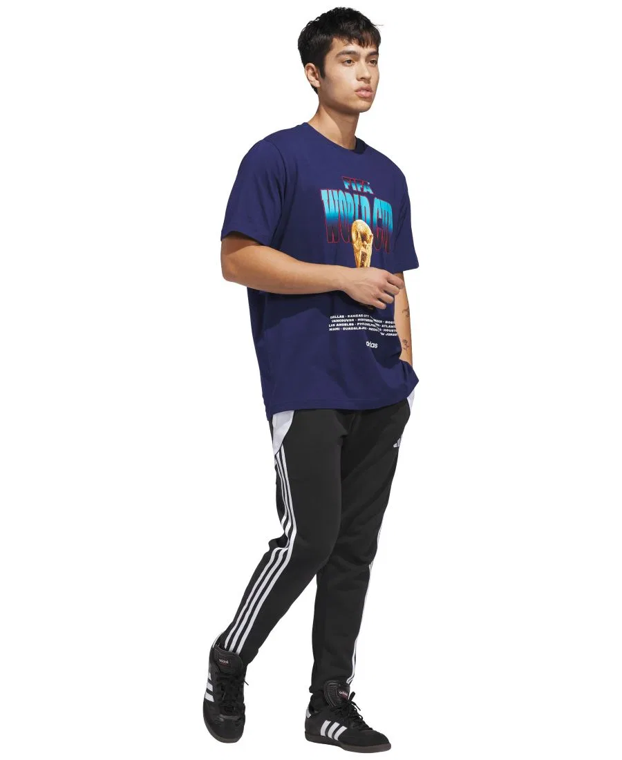 Футболка с графическим принтом Tour World Cup 26 adidas, Blue — фото 2