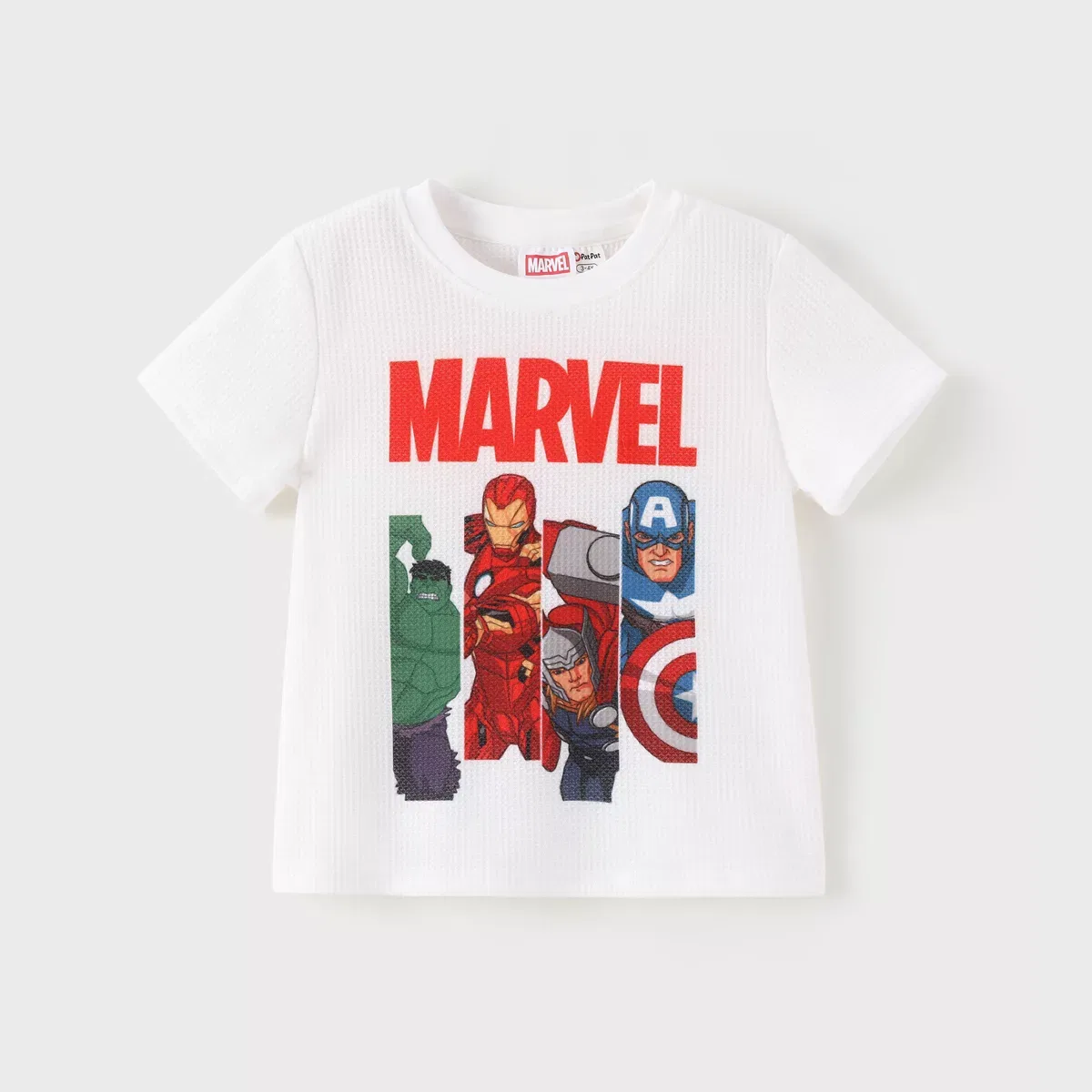 Детский комплект для мальчиков с принтом Marvel Avengers Disney, Белый — фото 3