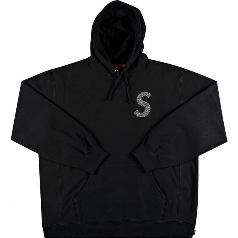 

Худи Supreme x Swarovski S Logo, черный