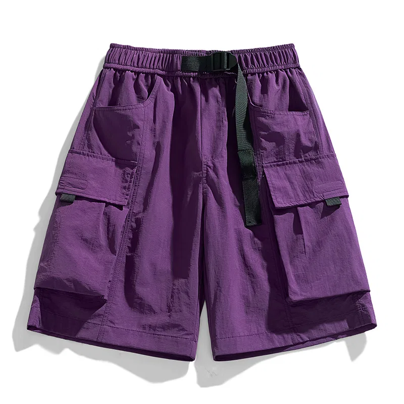Детские шорты в стиле кэжуал с принтом Sugarfunk, Purple Light