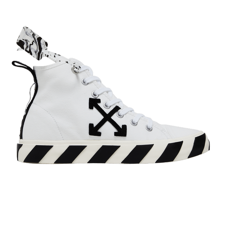 

Кроссовки Off-White Off-White Vulc Sneaker Mid 'White Black', белый