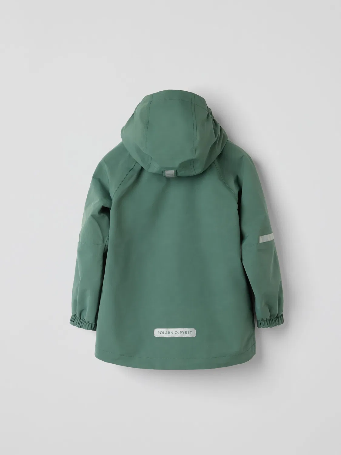 Куртка водонепроницаемая Shell Jacket Polarn O. Pyret, зеленый — фото 4