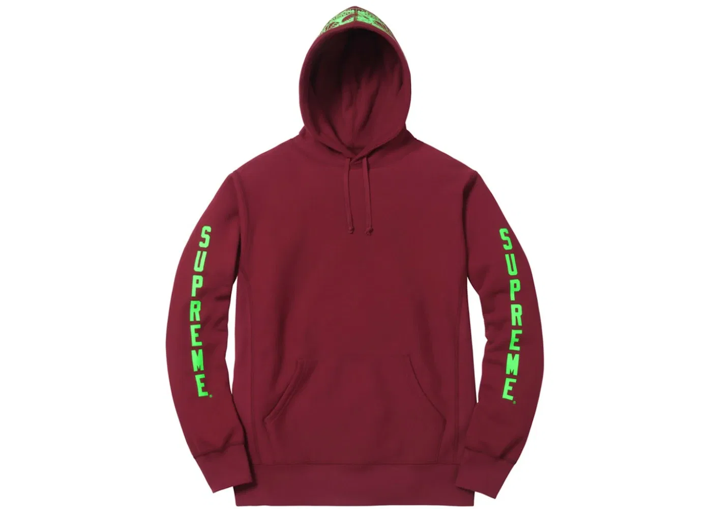 Мужской худи с капюшоном Supreme Sweatshirt, Burgundy