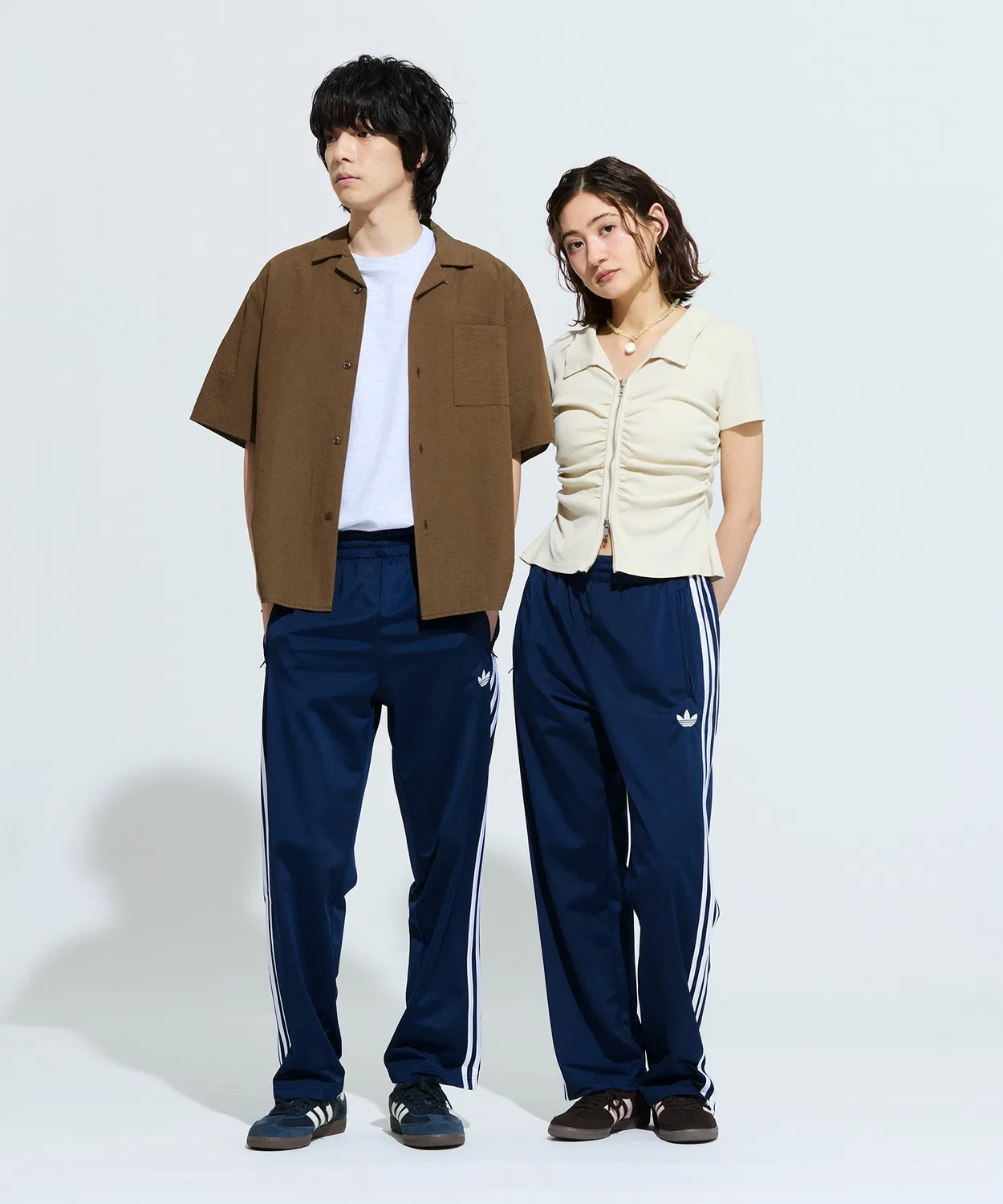 Мужские спортивные штаны с регулируемым поясом Firebird Track Pants Adidas, Blue — фото 2