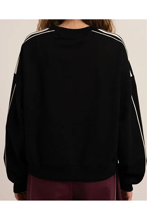 Детские свитшот для девочек с принтом My Lorin Kids Store, Black — фото 4