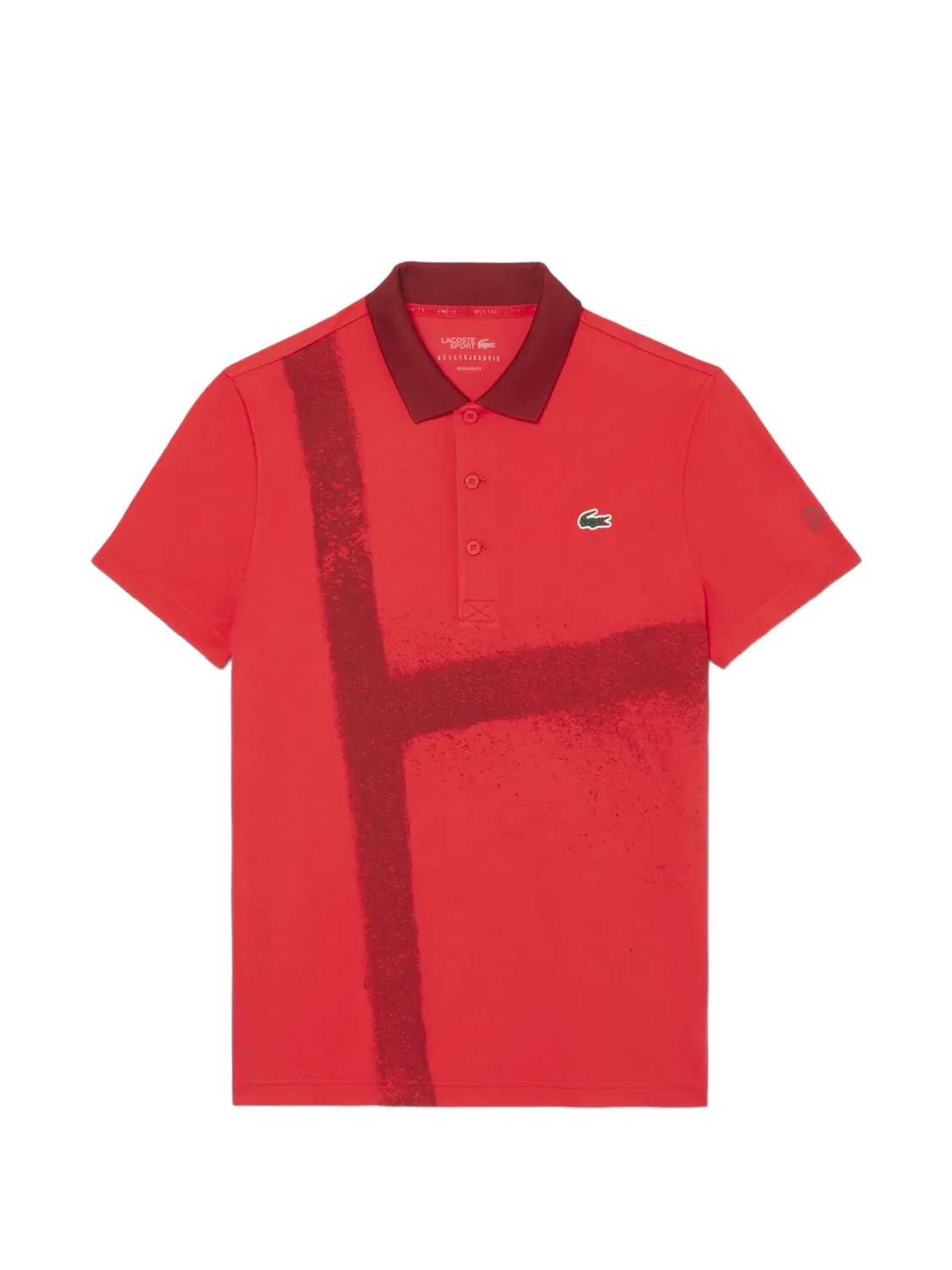 Рубашка поло из коллаборации с Novak Djokovic Lacoste, красный