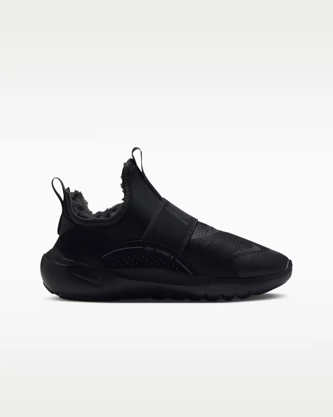 Кроссовки подростковые Nike Flex Runner Warm, черный — фото 2