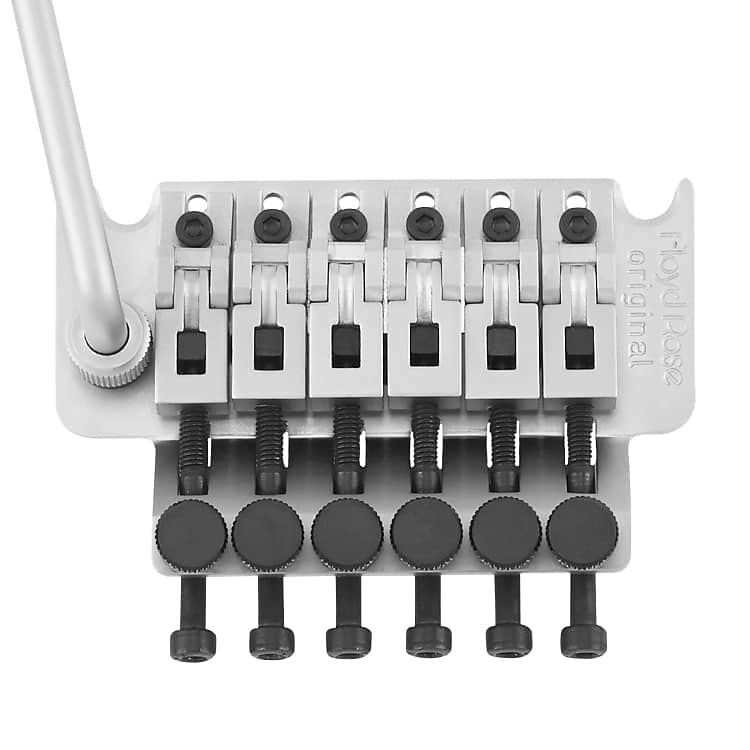 

Оригинальная система тремоло - Lefty - Satin Chrome Floyd Rose Original Left-Handed Locking Tremolo