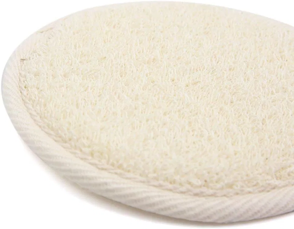 Мочалка для душа из рами, 2 шт, Light Beige Generic — фото 2
