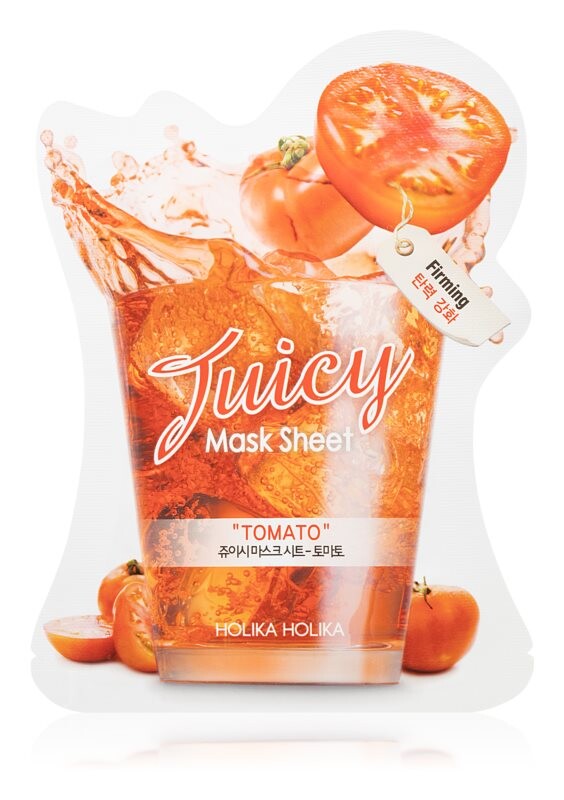 

Тканевая маска, подтягивающая контуры лица Holika Holika Juicy Mask Sheet Tomato
