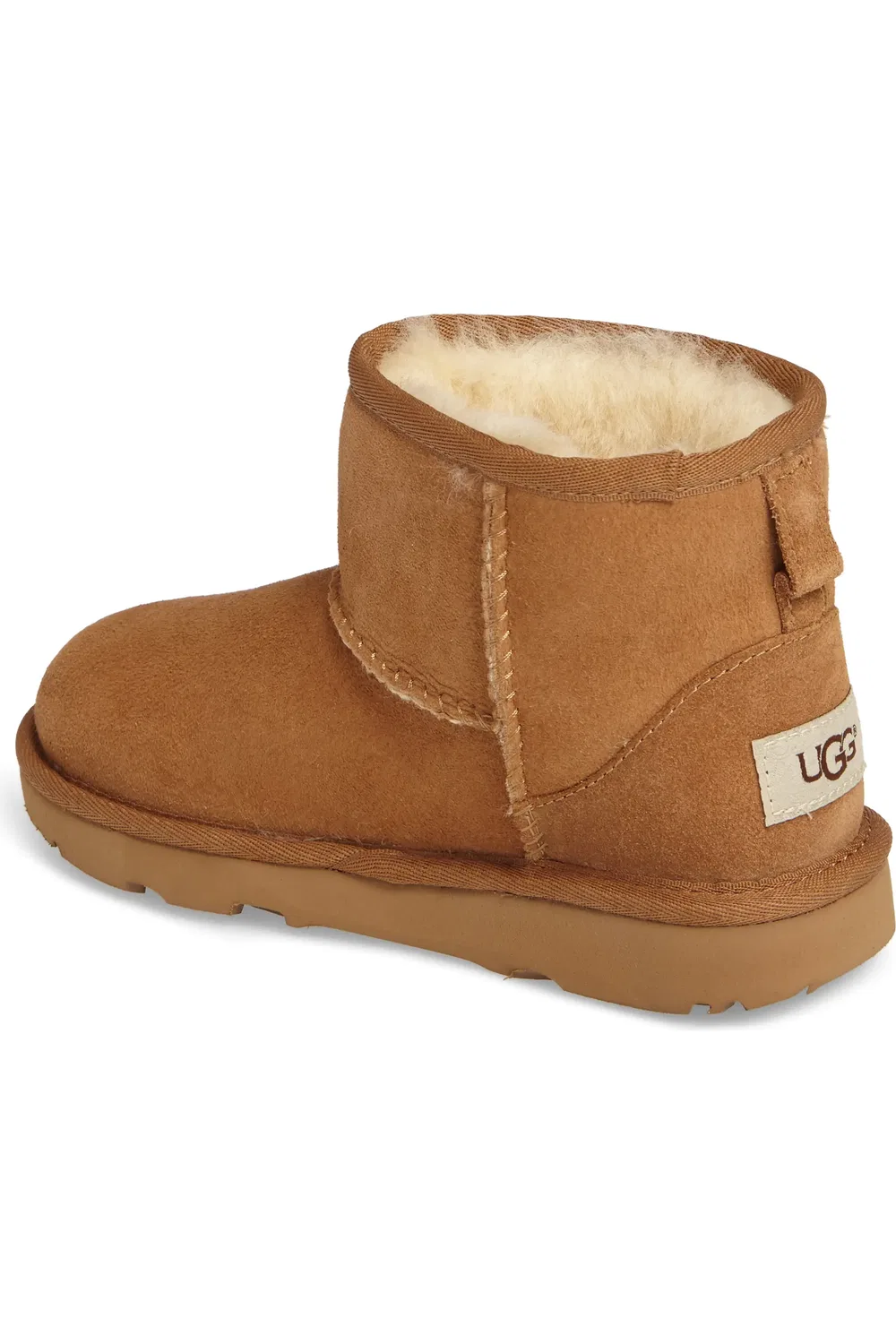 Детские ботинки водонепроницаемые Classic Mini II UGG, Chestnut — фото 2