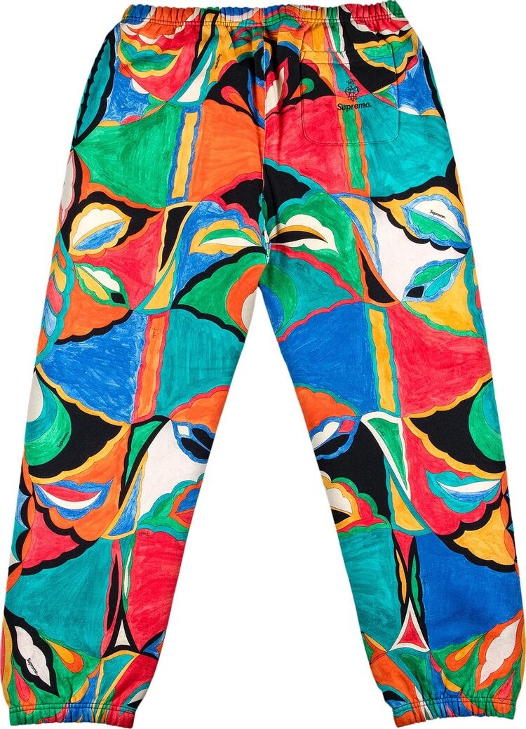 Спортивные брюки Supreme x Emilio Pucci Sweatpant 'Multicolor', разноцветный — фото 3