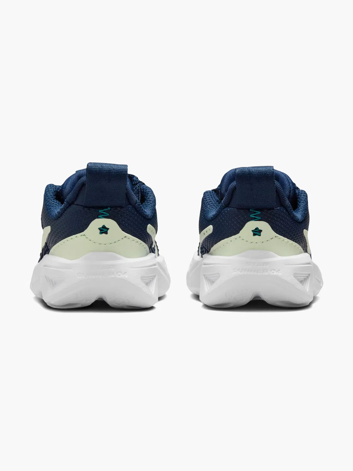 Детские беговые кроссовки с эластичной шнуровкой Nike STAR RUNNER 4 NN TD, синий — фото 3