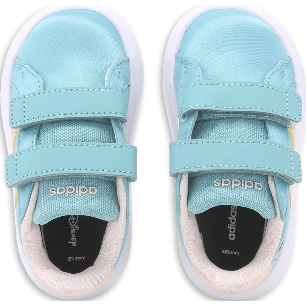 Детские кроссовки Disney Grand Court 3.0 для малышей Adidas, Green Jasmine — фото 4