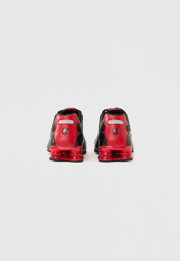 Кроссовки shox nz eu Nike Sportswear, Black/Silver-Coloured/Gym Red — фото 3