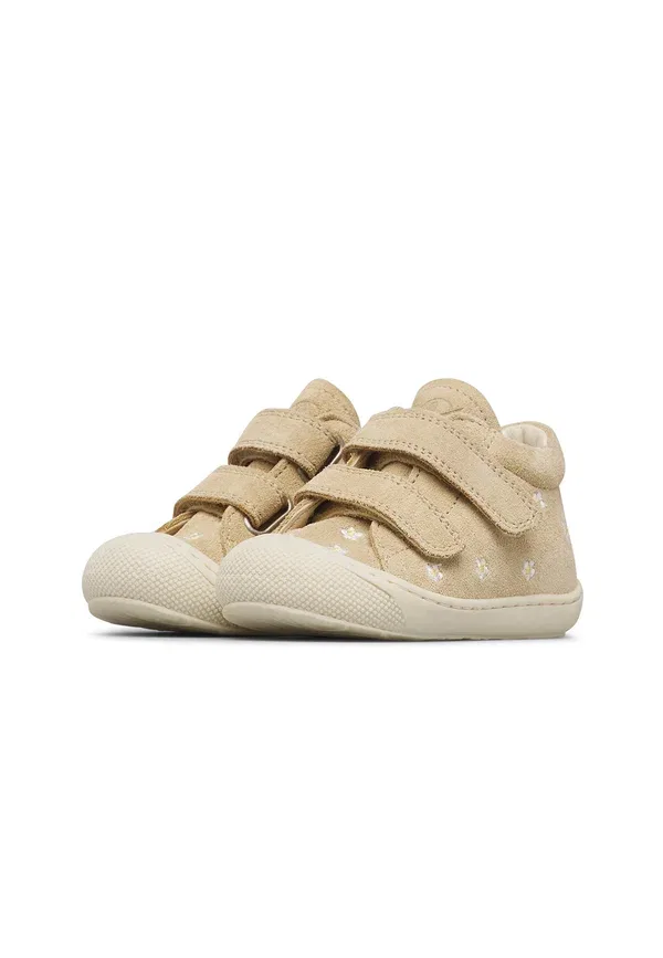 Ботинки с принтом Cocoon vl embr daisies - touch-strap shoes Naturino, Sand, песочный — фото 2