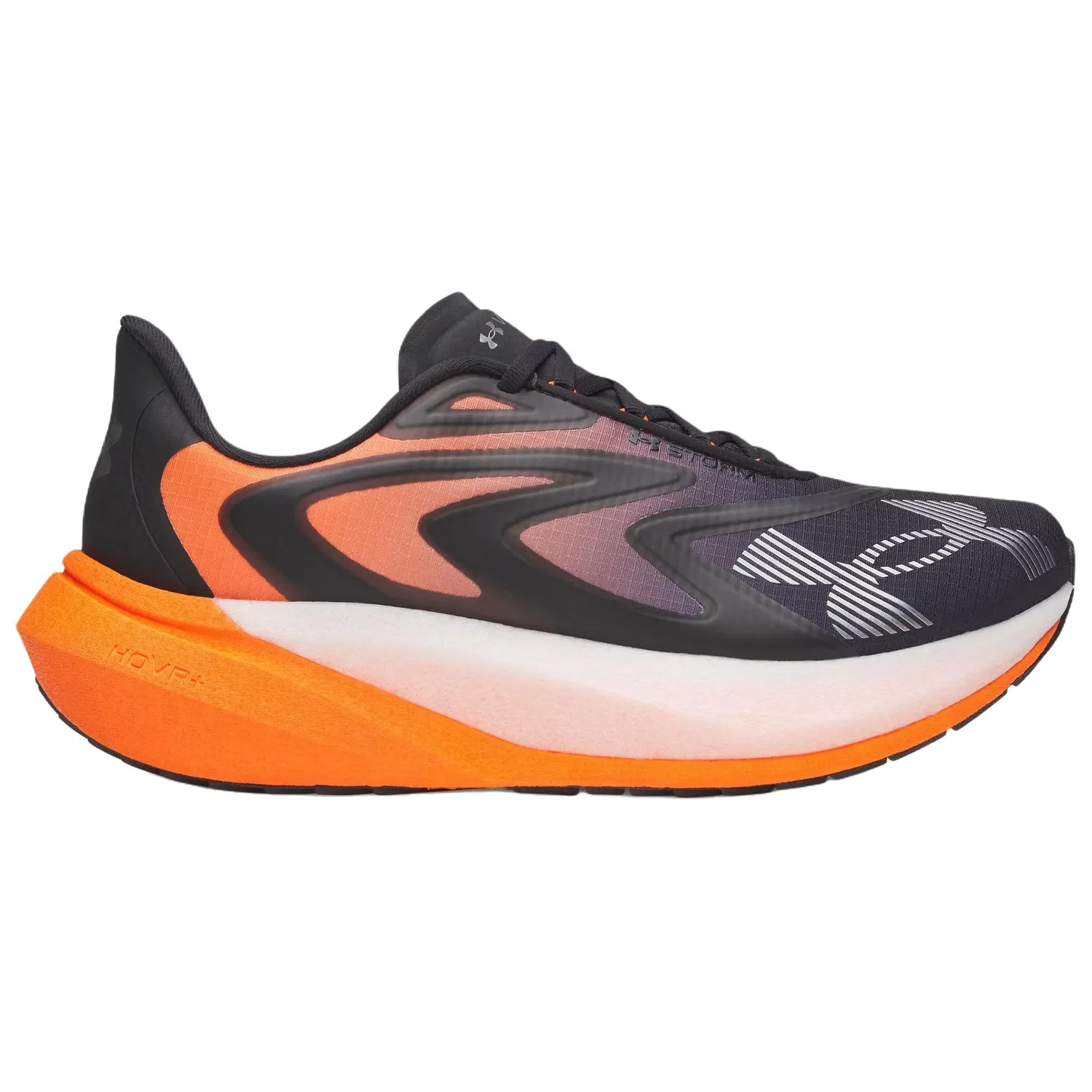 Детские кроссовки для бега Under Armour Velociti Distance, Black/Bright Orange/Metal Gunmetal Gray — фото 3
