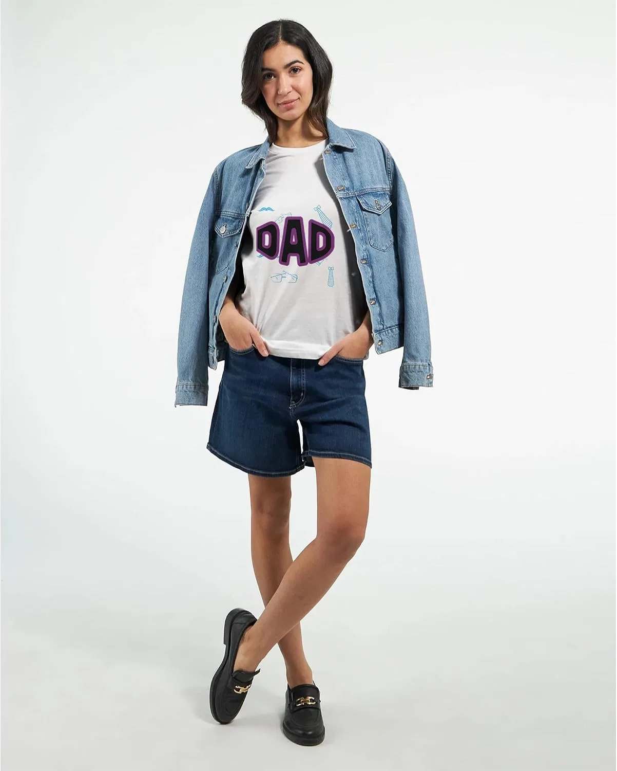 Хлопковая футболка с круглым вырезом Regular Fit, Purple — фото 4