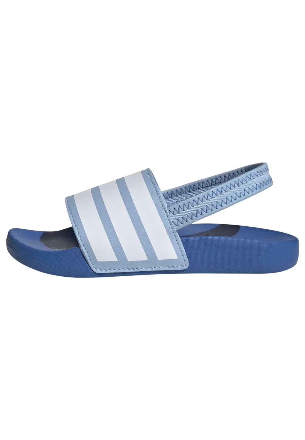 Детские шлепанцы для мальчиков с ремешком Adilette Estrap Adidas, Clear Sky Cloud White Bright Royal