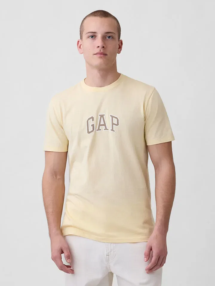 Рубашка желтая Gap, желтый