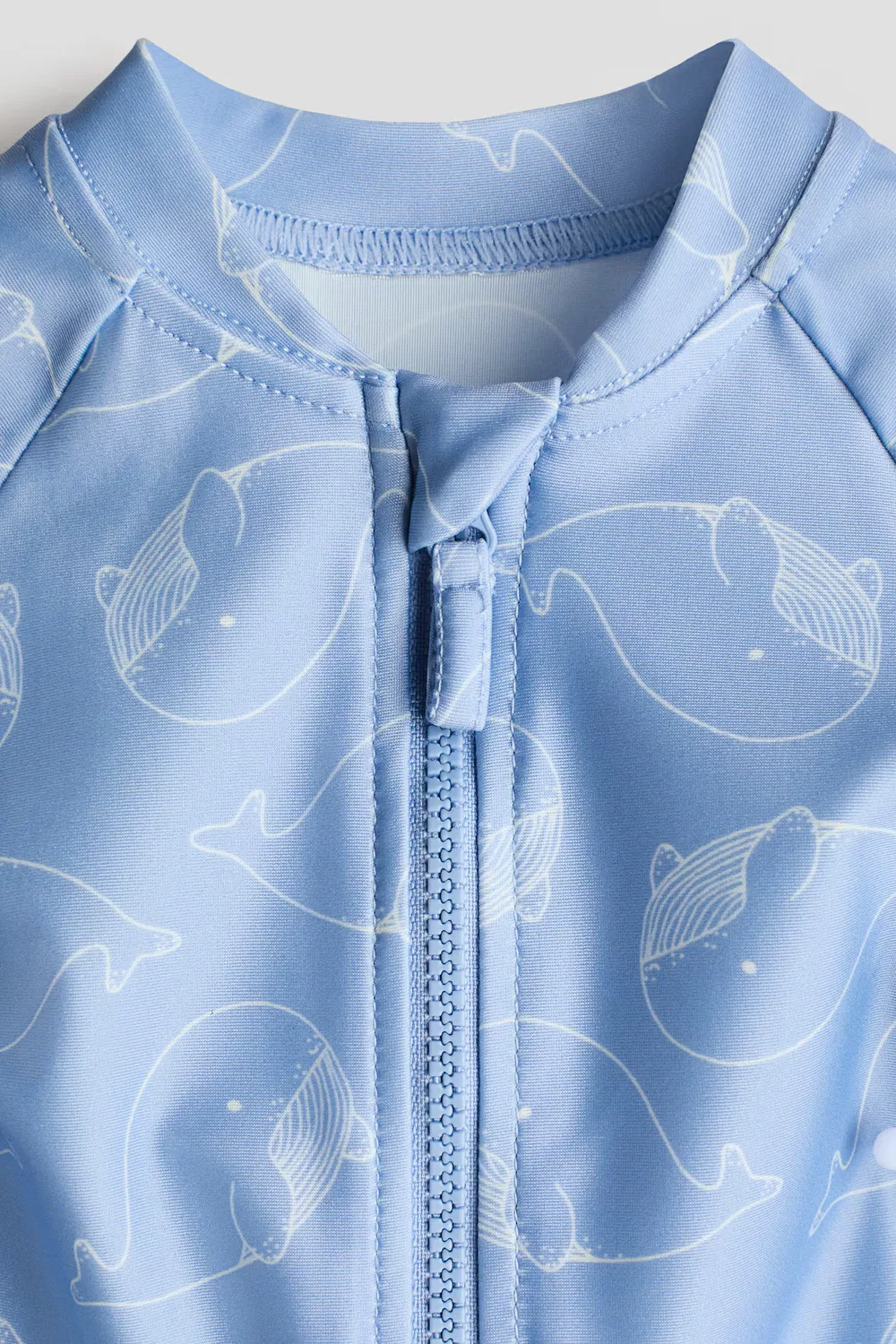 Купальник с защитой от ультрафиолета UPF 50 H&M, Hellblau/Wale — фото 2