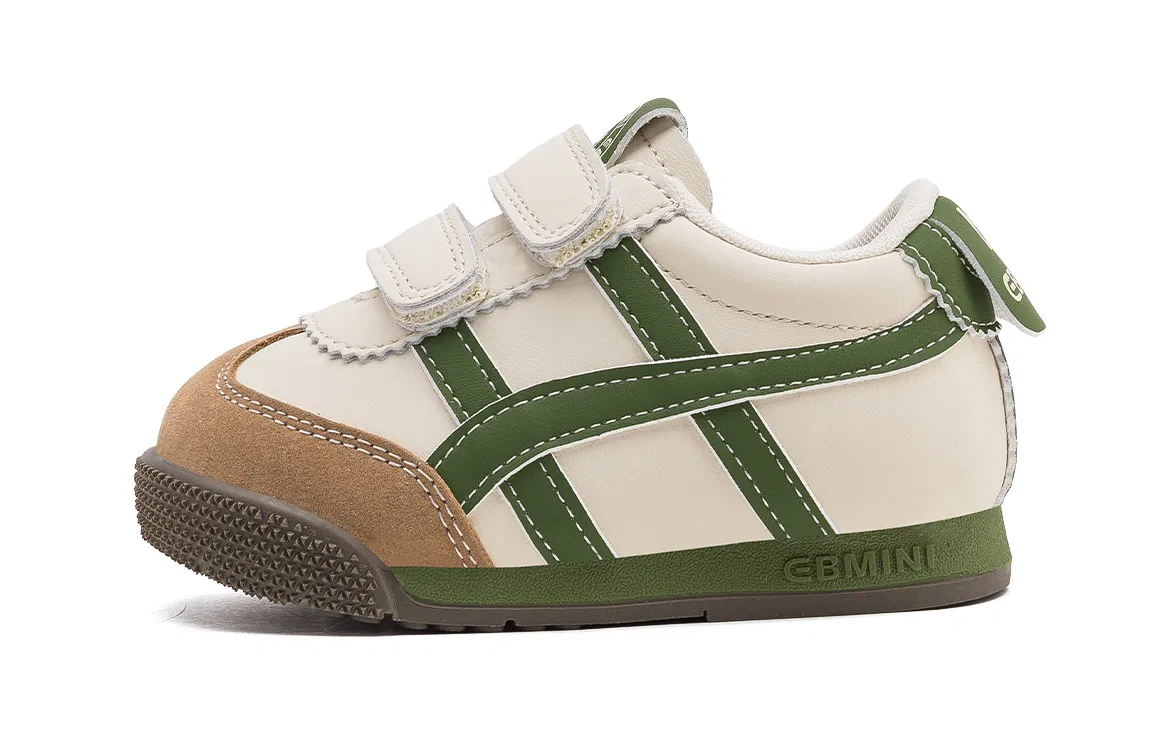 Детские кроссовки с сетчатым верхом EBMINI, Apricot Green (Spring Summer Mesh) — фото 3