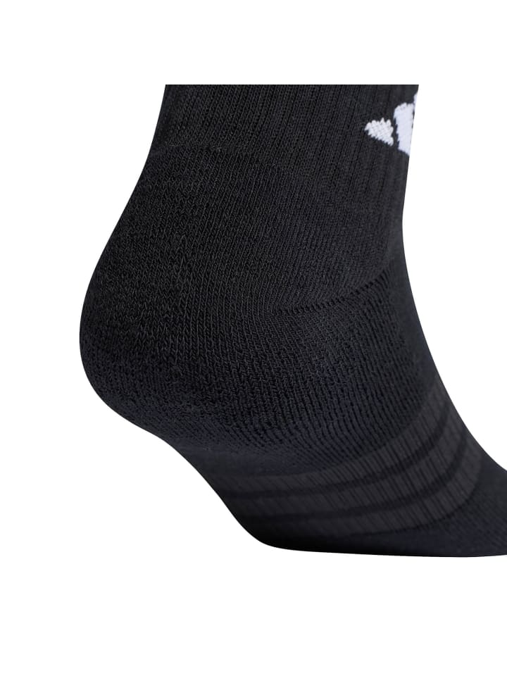 Adidas Носки, 6 пар, черные — фото 3