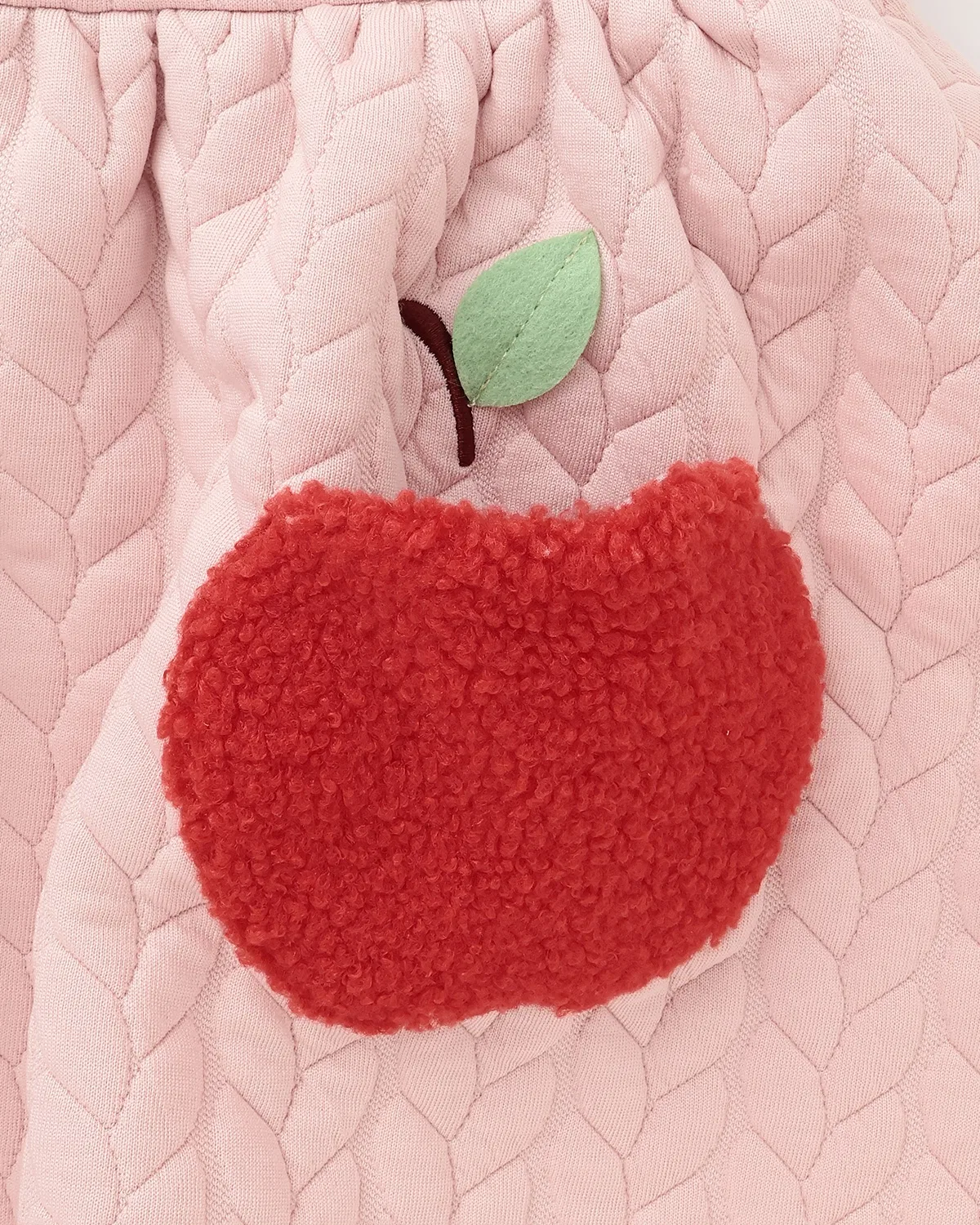 Детский джемпер-сарафан с принтом, модель Apple Pocket, baby cheer, Navy — фото 4