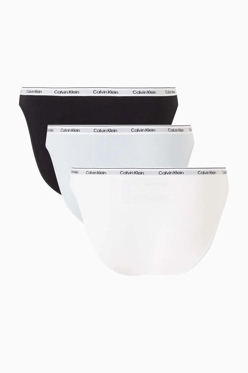 Трусы бикини хлопковые комплект из 3 штук Icon Logo Calvin Klein — фото 2