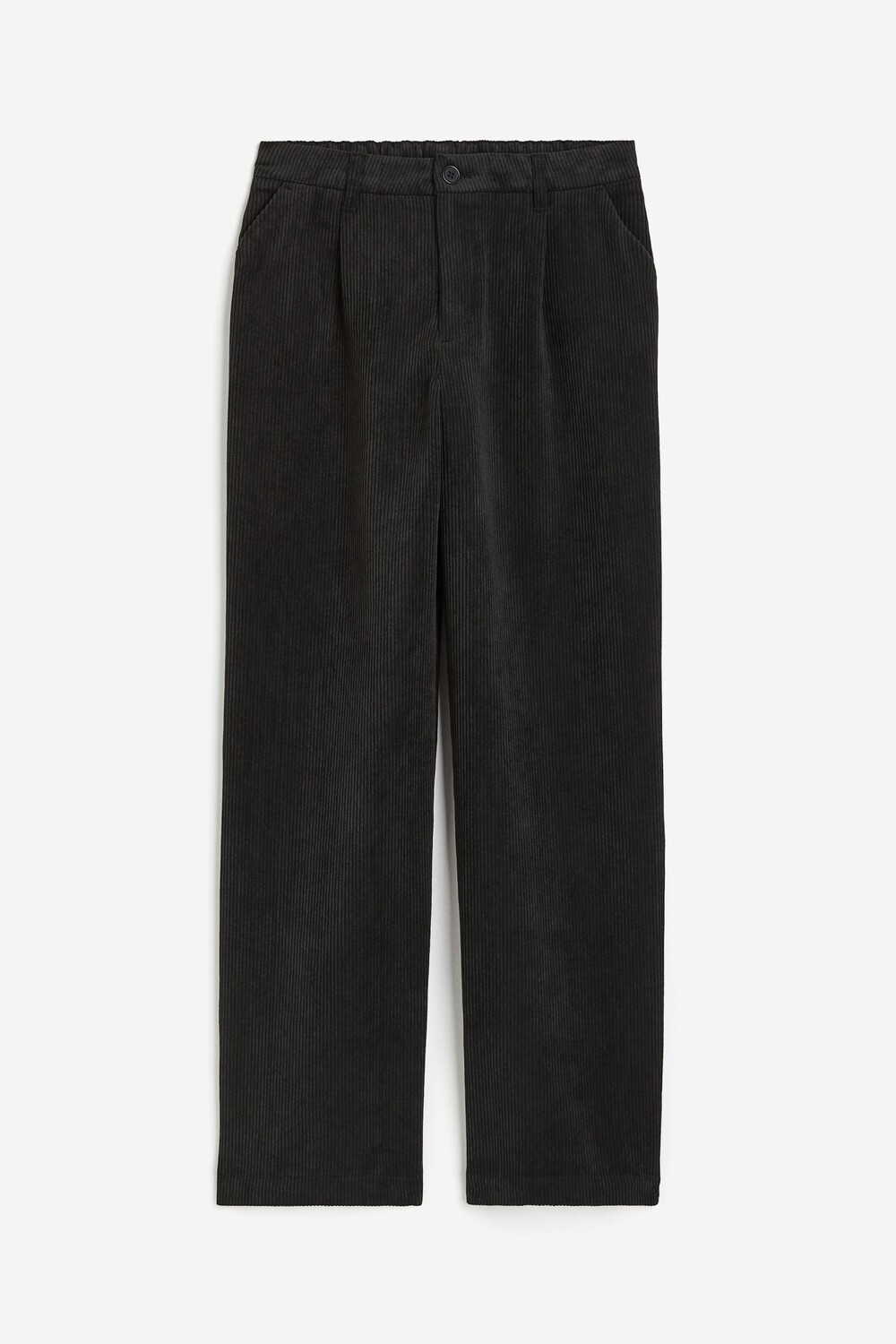 

Широкие вельветовые брюки H&M, черный