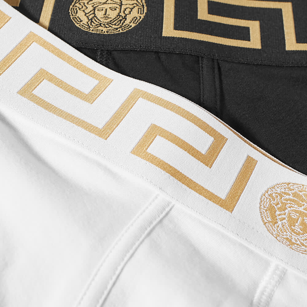 

Боксеры с греческим логотипом на поясе - 2 шт, Versace
