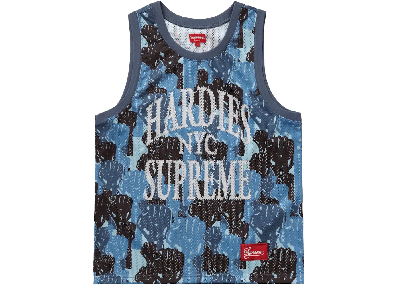 Мужская баскетбольная джерси с камуфляжным принтом Jersey Supreme, Blue