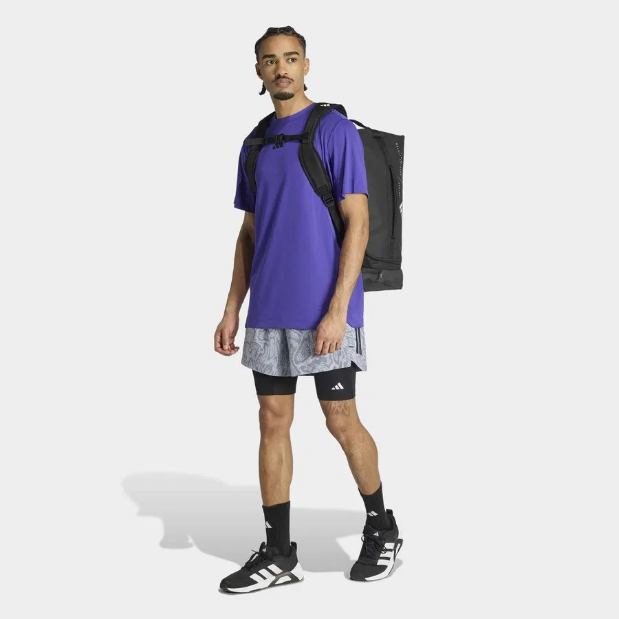Шорты спортивные с принтом D4T PrimeLift AOP adidas, Серый — фото 4