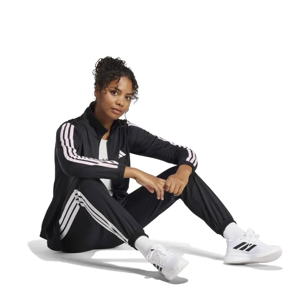 Женская куртка из трикотажа с молнией Dayready Adidas, Black — фото 4