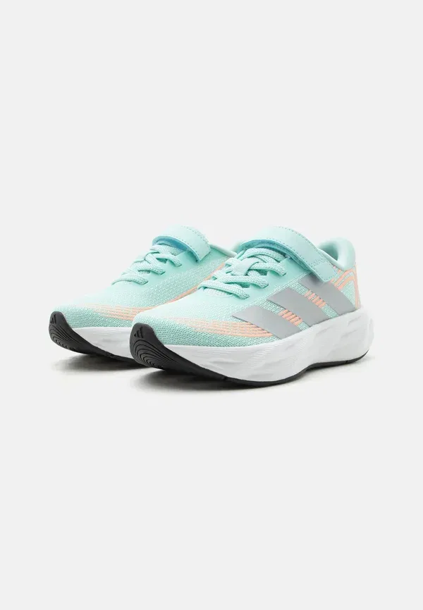 Кроссовки Galaxy 8 EL C унисекс для бега по шоссе Adidas Performance, серый/бирюзовый — фото 2