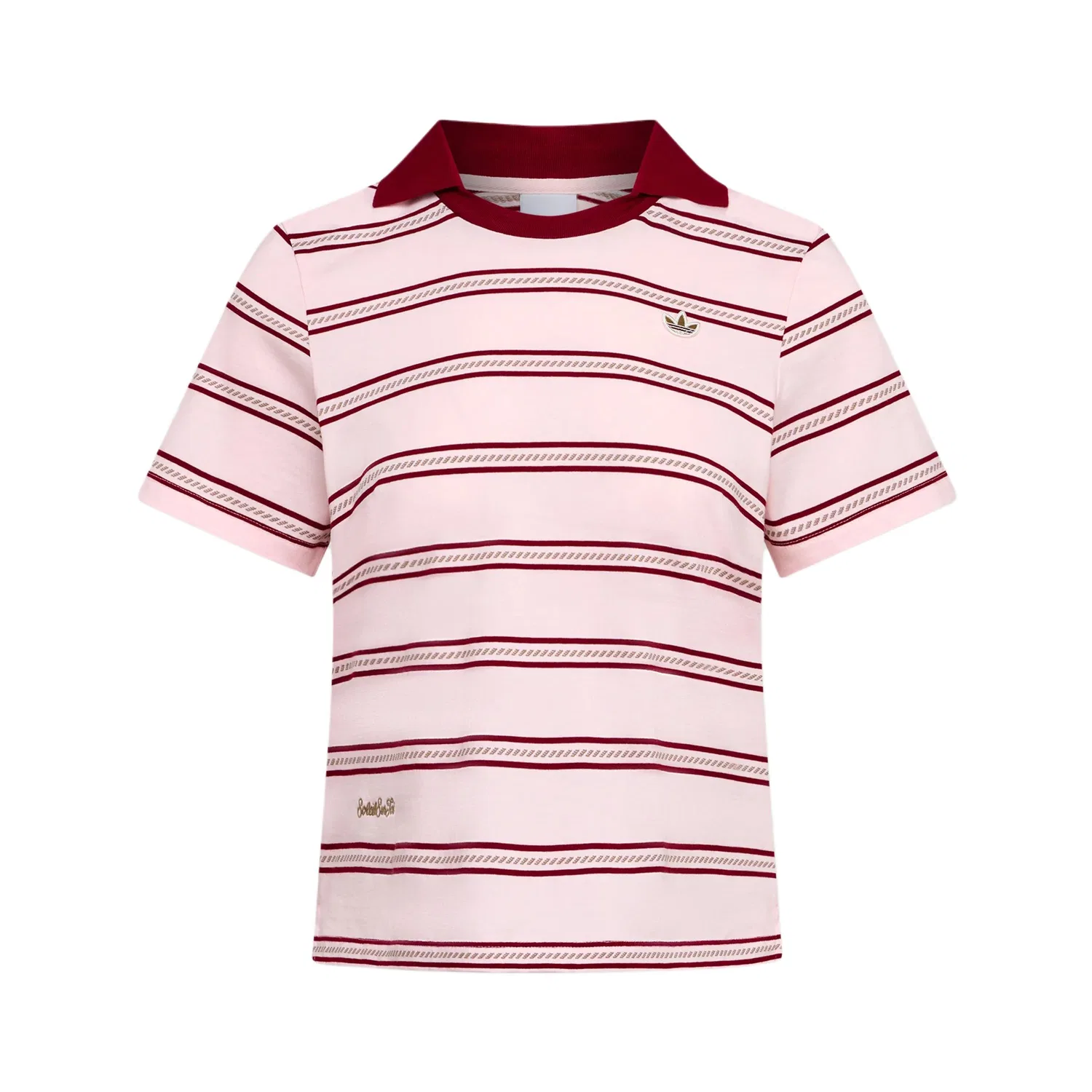 Поло Adidas Originals, Light Pink/Red
