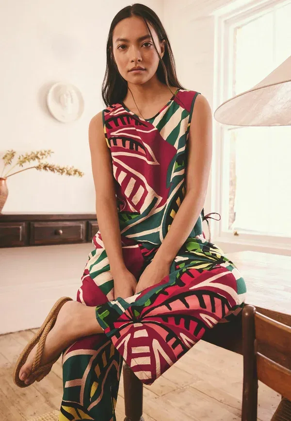 Пижама с принтом, Pyjama set Next, Green Abstract, зеленый
