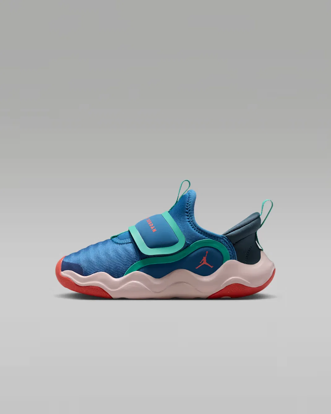 Детская обувь Jordan 23/7.2 EasyOn, True Blue/Blue Fox/Kinetic Green/Track Red