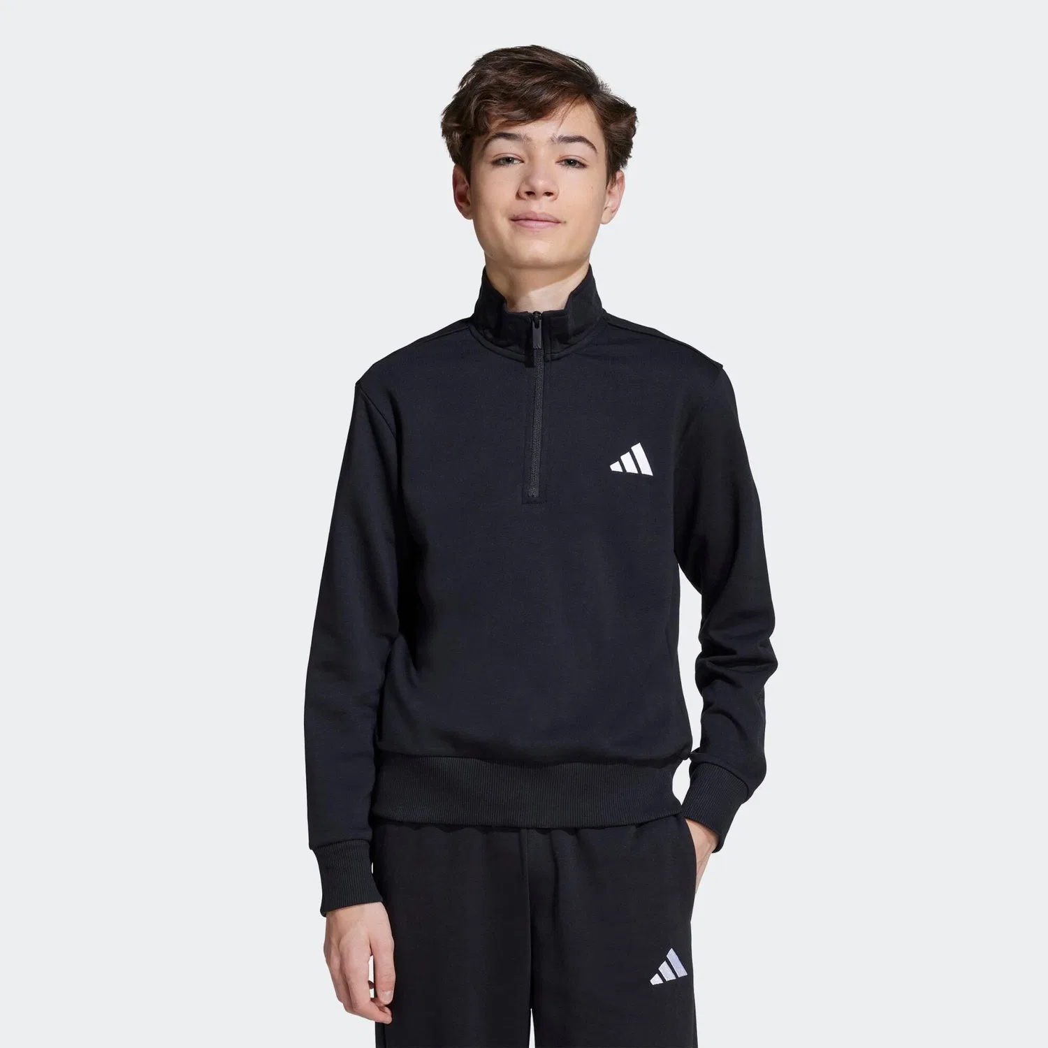 Детский свитшот с полузамком Adidas