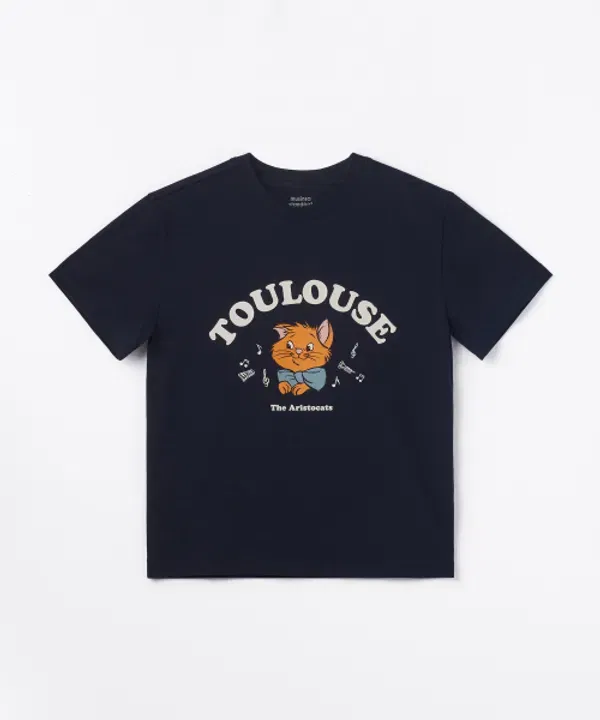 Футболка свободная, Тулуз Musinsa Standard Kids, Navy — фото 2