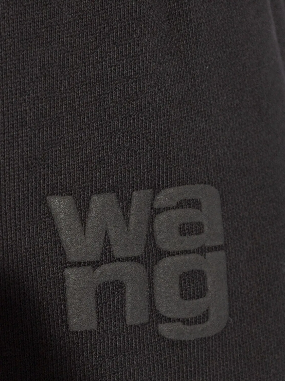 Тренировочные брюки с логотипом Puff Alexander Wang, черный — фото 4
