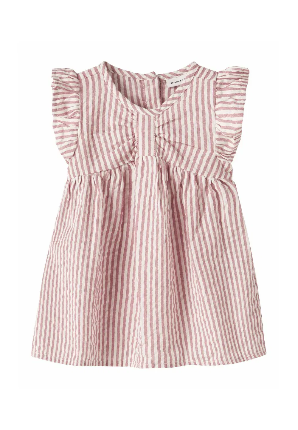 Платье-Сарака Spencer из жатой ткани - повседневное платье Name It, Mesa Rose
