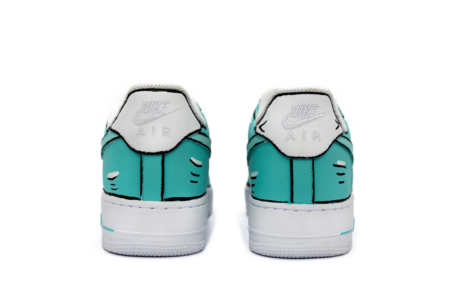 Мужские кроссовки Nike Air Force 1 White — фото 4