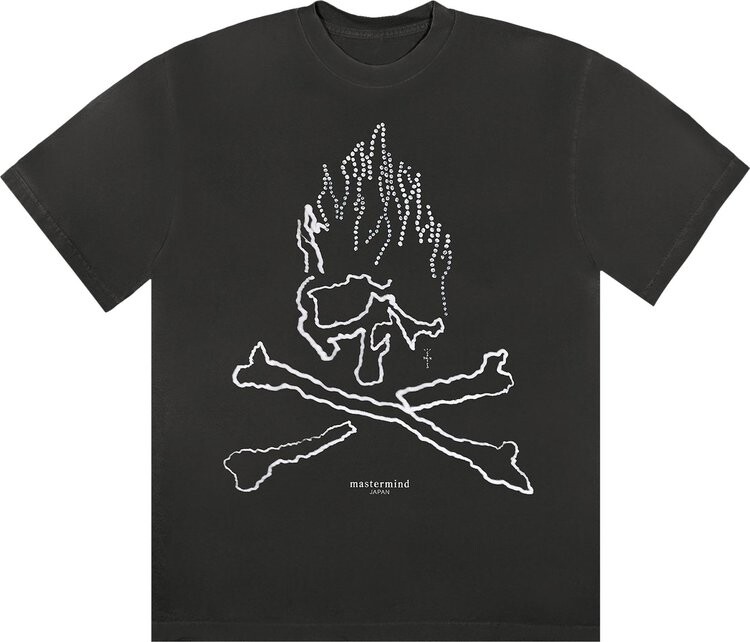 

Футболка Cactus Jack by Travis Scott For Mastermind Skull Tee 'Black', черный
