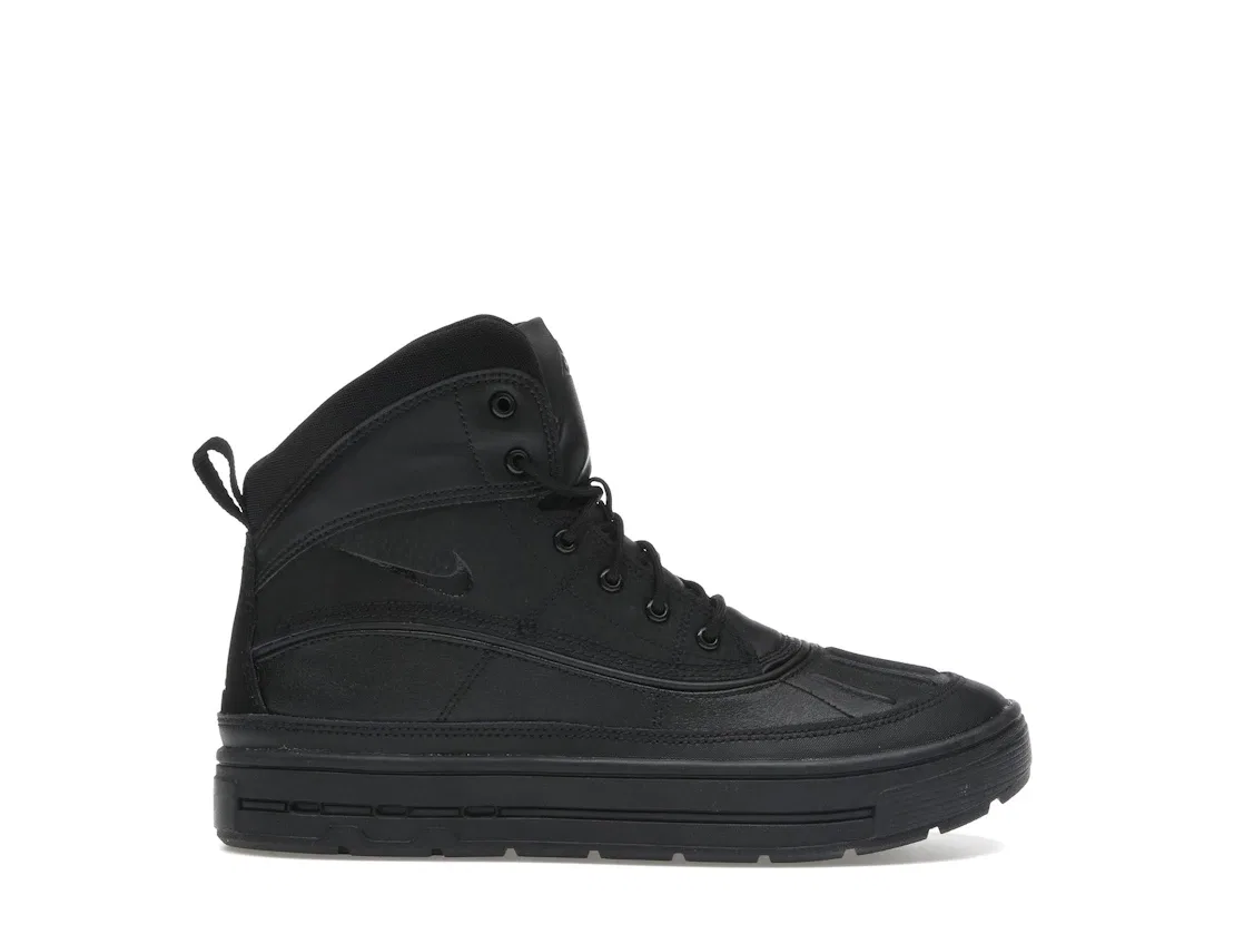 Детские ботинки на шнуровке Nike ACG Woodside 2 High Nike, Black/Black/Black