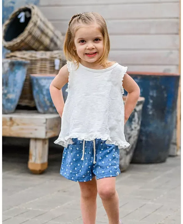 Детские шорты хлопковые Oh Baby!, Denim — фото 3