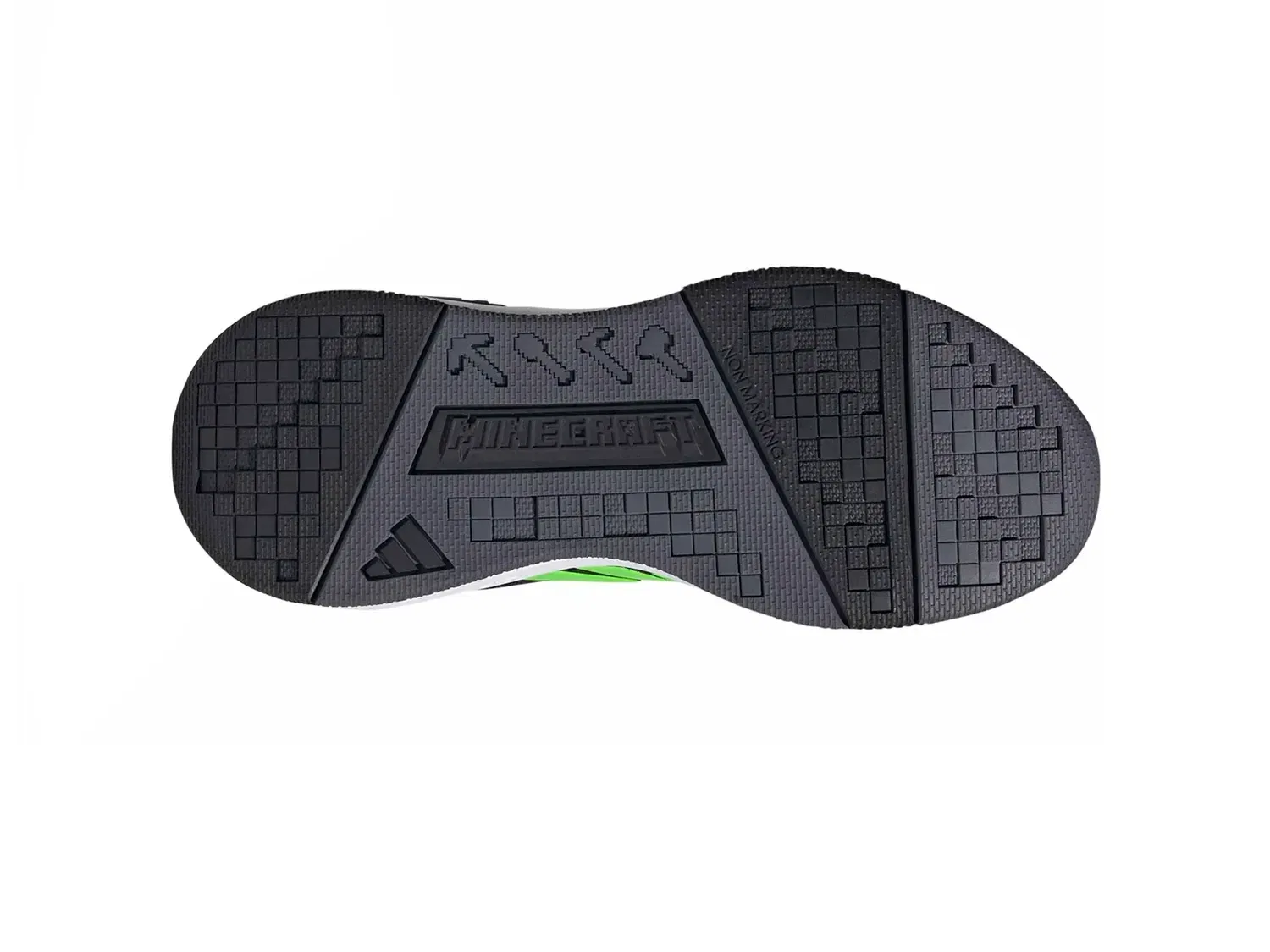 Кроссовки Minecraft Pro Sneaker, детские, adidas, Black/Green — фото 4